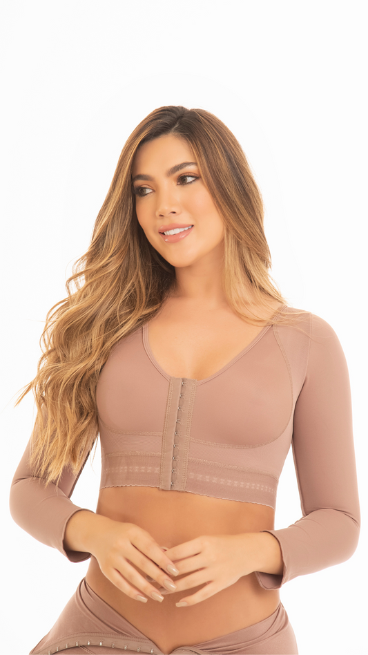 09377 - BRA WITH COMPRESSION SLEEVES