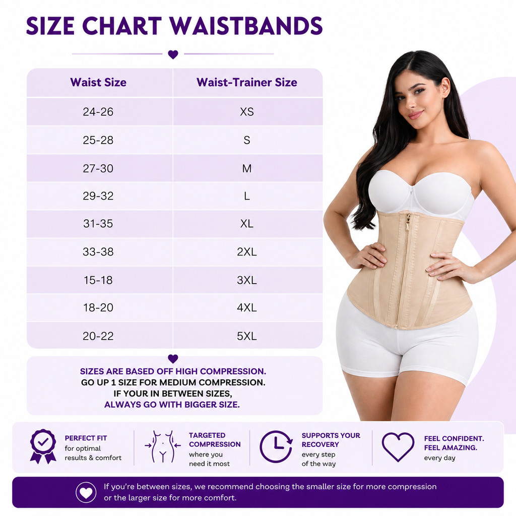 5035 - Powernet Waist Trainer With Zipper
