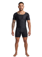 Mens Mid-thigh Faja With Sleeves