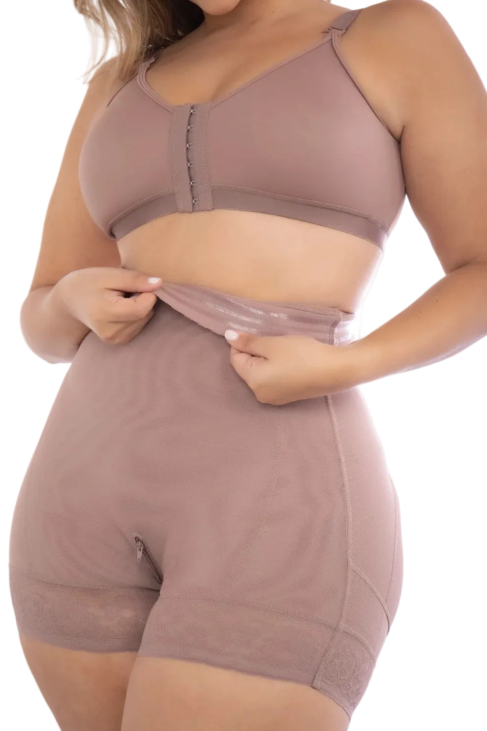 High Waisted Shorts With High Buttock Lift