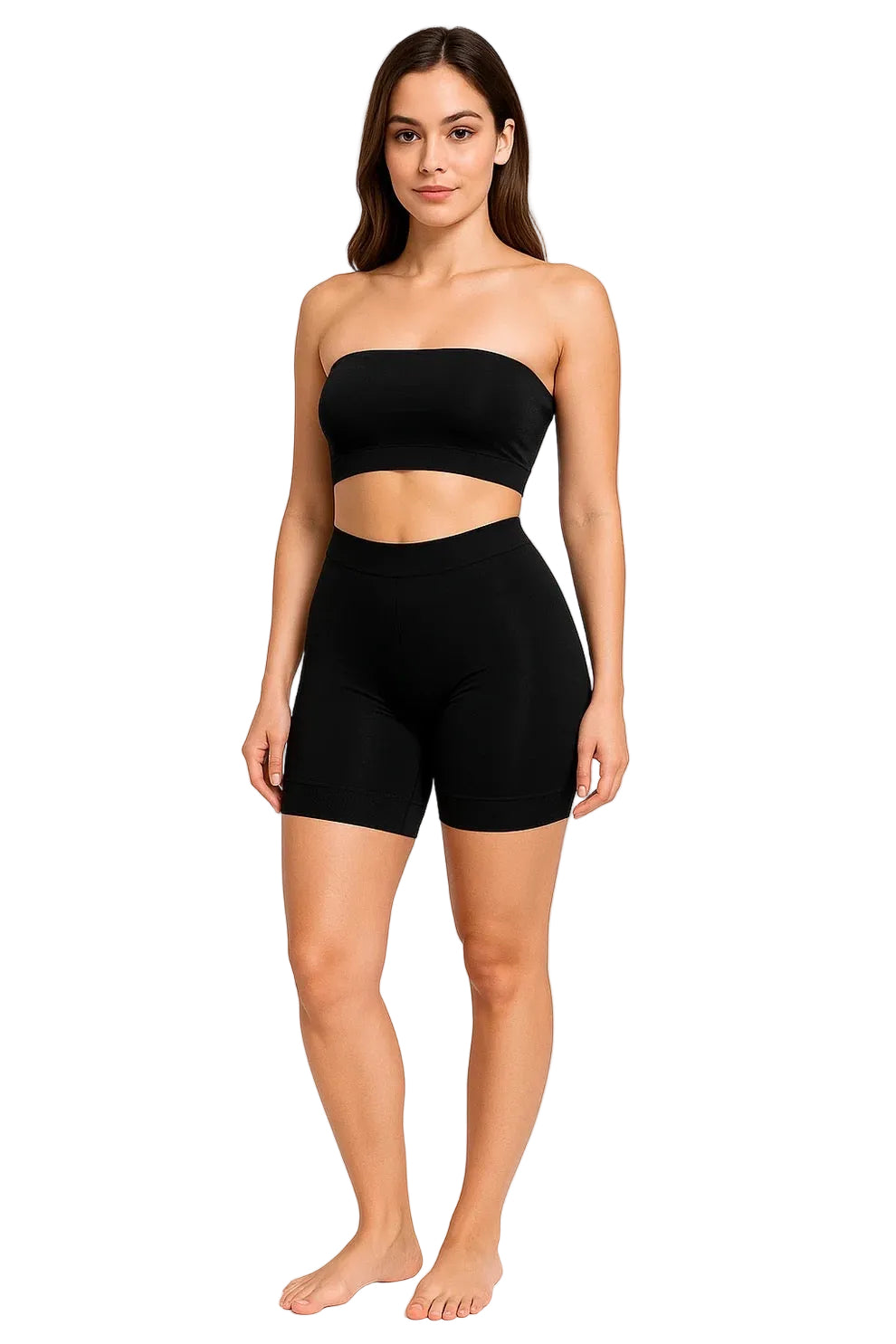 Stretchy Boxer Short With Lower Tummy Compression