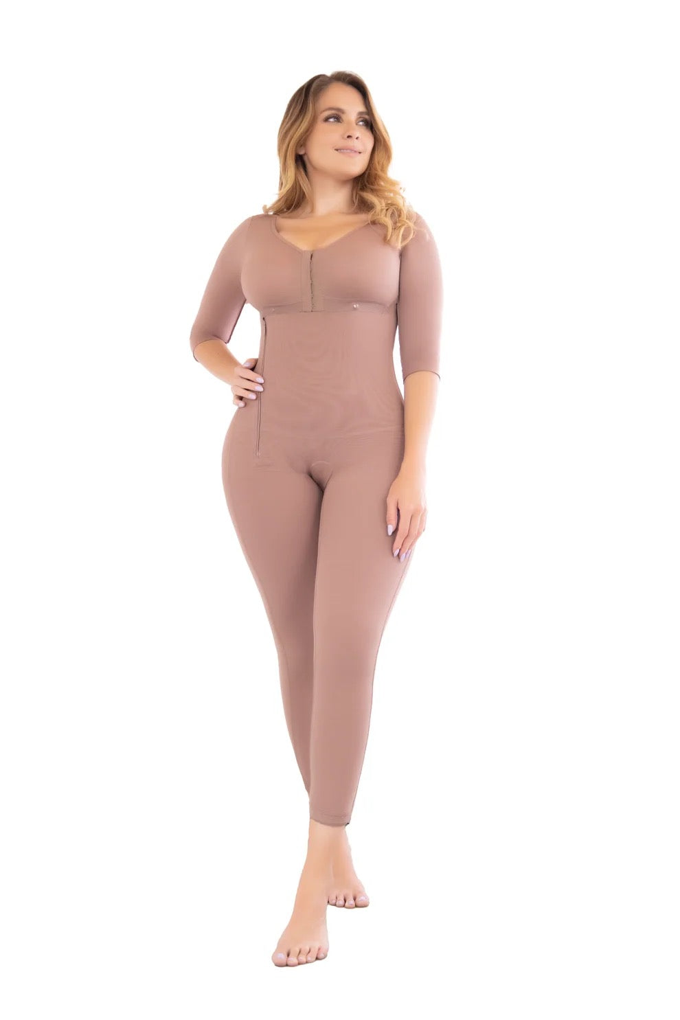 Complete Full-Body Faja With Sleeves To Full Leg Compression
