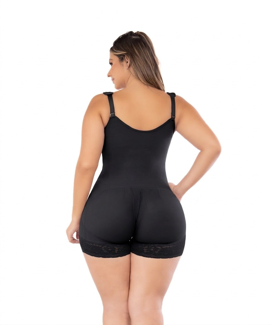Smaller Waist Wider Buttock Fit with Hooks and Perineal Opening