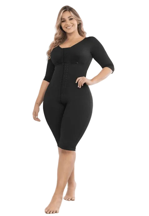 Surgical Knee Length Garment with Sleeves