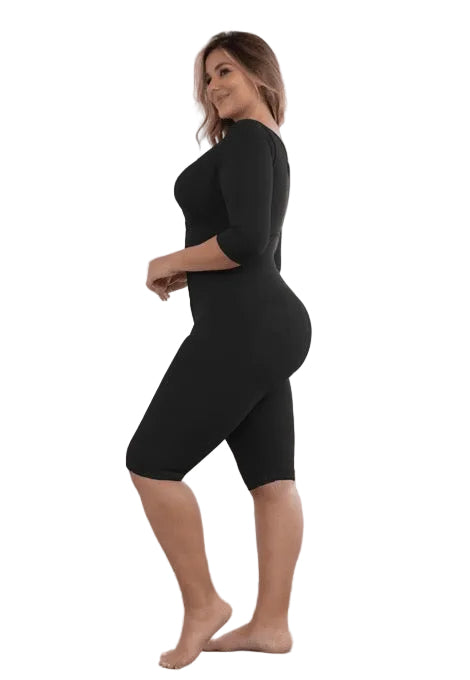 Surgical Knee Length Garment with Sleeves