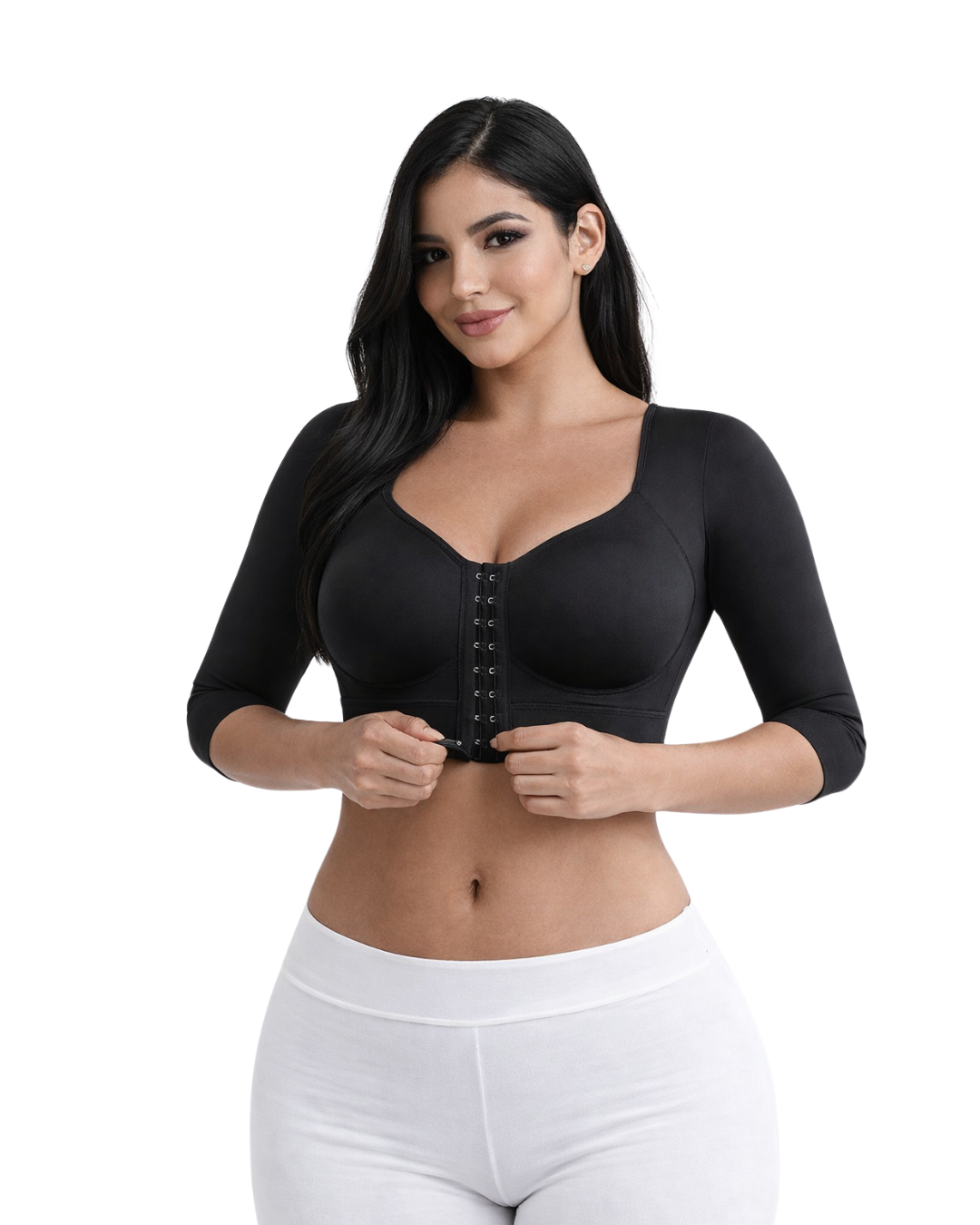 041 - Mid-Sleeve Post-Surgical Compression Bra