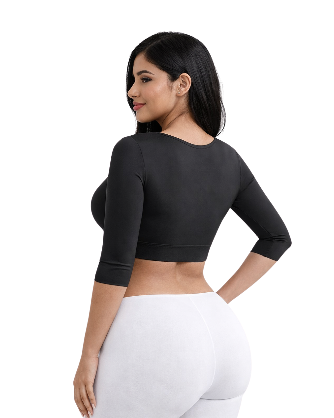 041 - Mid-Sleeve Post-Surgical Compression Bra